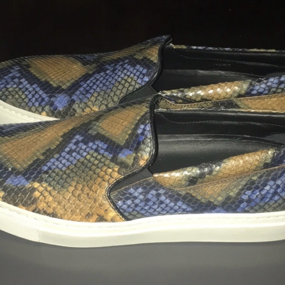 Aquatalia Multicolor Snake Print Sneakers